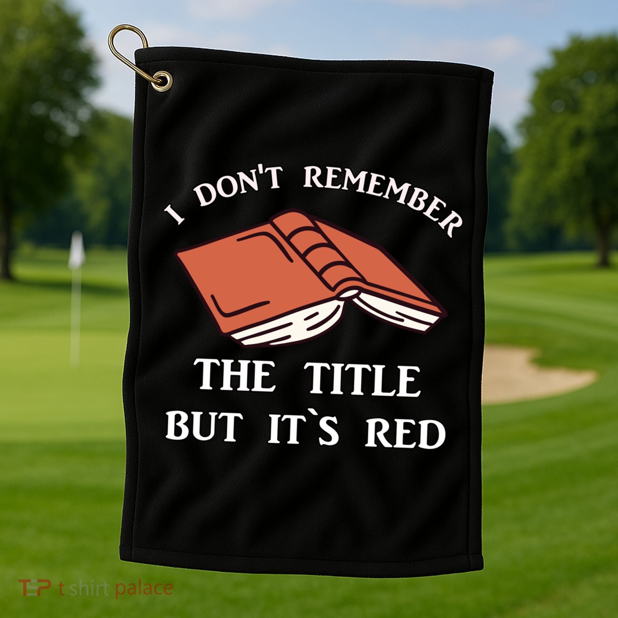 School Library Funny For Librarian Gift Golf Towel