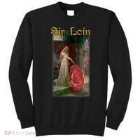 Sir Loin Funny Sirloin Steak Joke Medieval Accolade Art Sweatshirt thumb 0