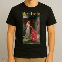 Sir Loin Funny Sirloin Steak Joke Medieval Accolade Art T-Shirt thumb 3