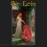 Sir Loin Funny Sirloin Steak Joke Medieval Accolade Art Beanie thumb 2