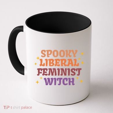 Spooky Liberal Feminist Witch Halloween Coffee Mug