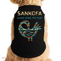 Sankofa Learn From The Past African Bird Black History Doggie Tank thumb 0