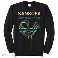 Sankofa Learn From The Past African Bird Black History Sweatshirt thumb 0