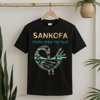 Sankofa Learn From The Past African Bird Black History T-Shirt thumb 2