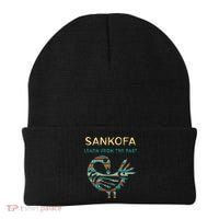 Sankofa Learn From The Past African Bird Black History Beanie thumb 0