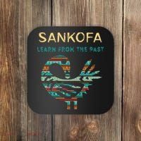 Sankofa Learn From The Past African Bird Black History Coaster thumb 0