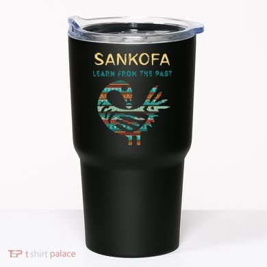 Sankofa Learn From The Past African Bird Black History Tumbler