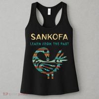 Sankofa Learn From The Past African Bird Black History Women's Tank Top thumb 3