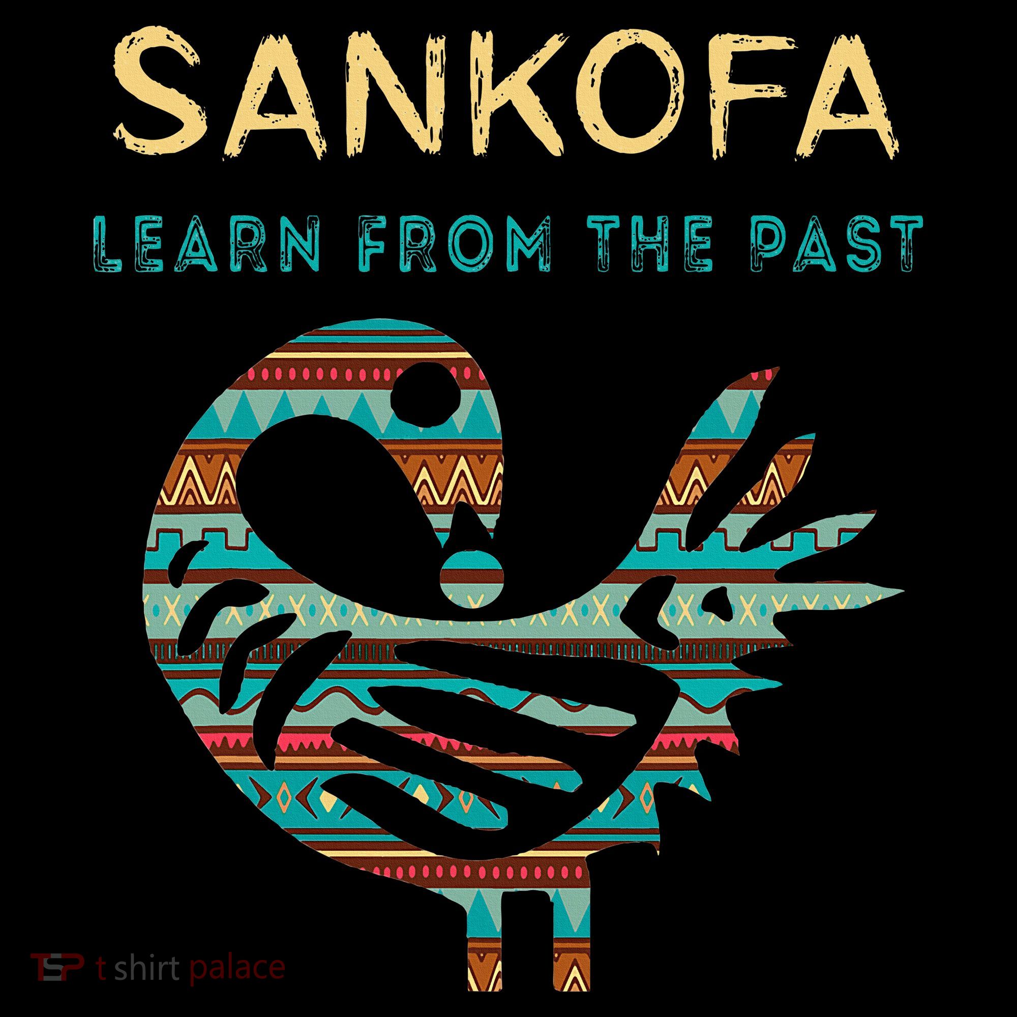Sankofa Learn From The Past African Bird Black History Women's Tank Top