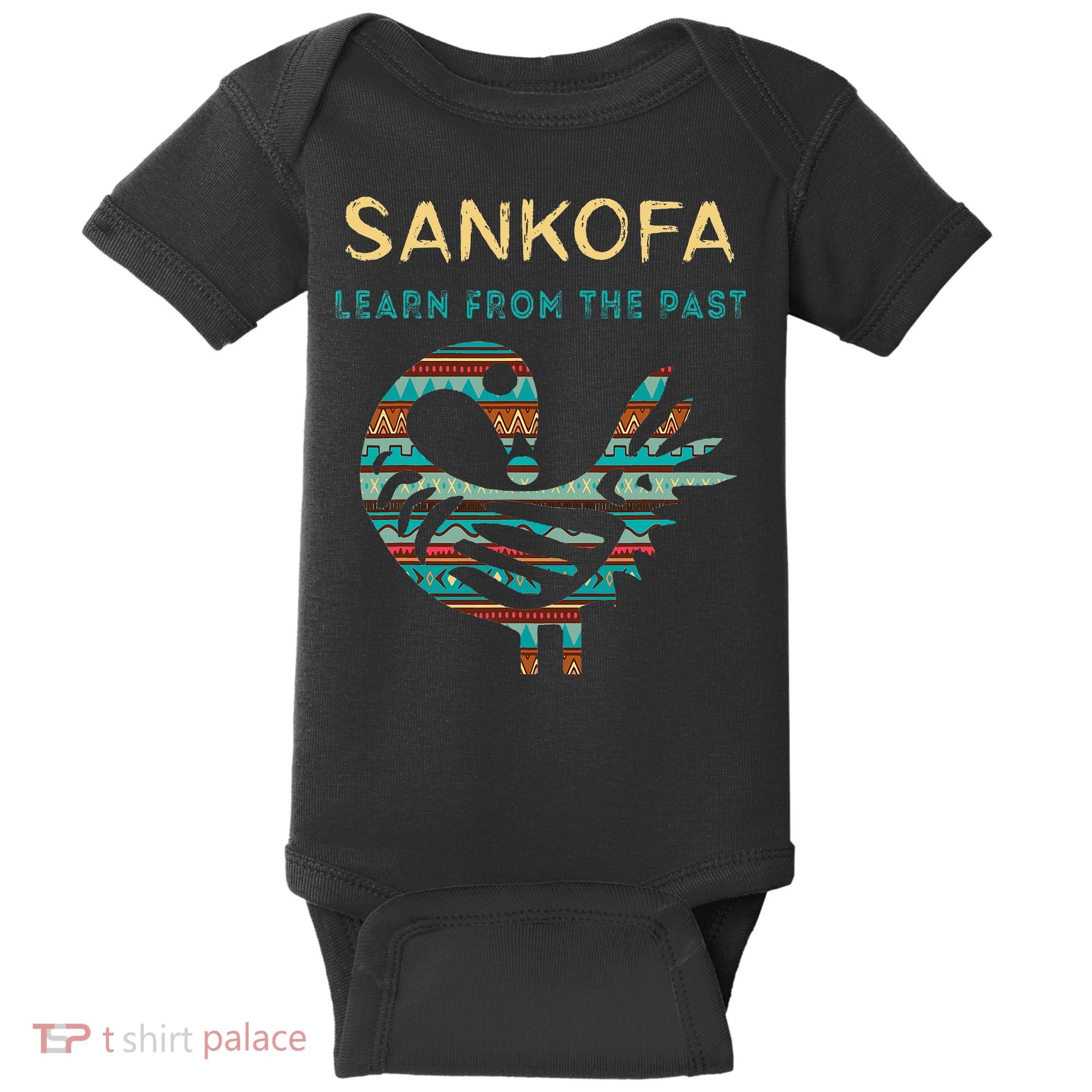 Sankofa Learn From The Past African Bird Black History Baby Bodysuit