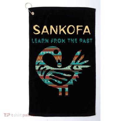 Sankofa Learn From The Past African Bird Black History Golf Towel