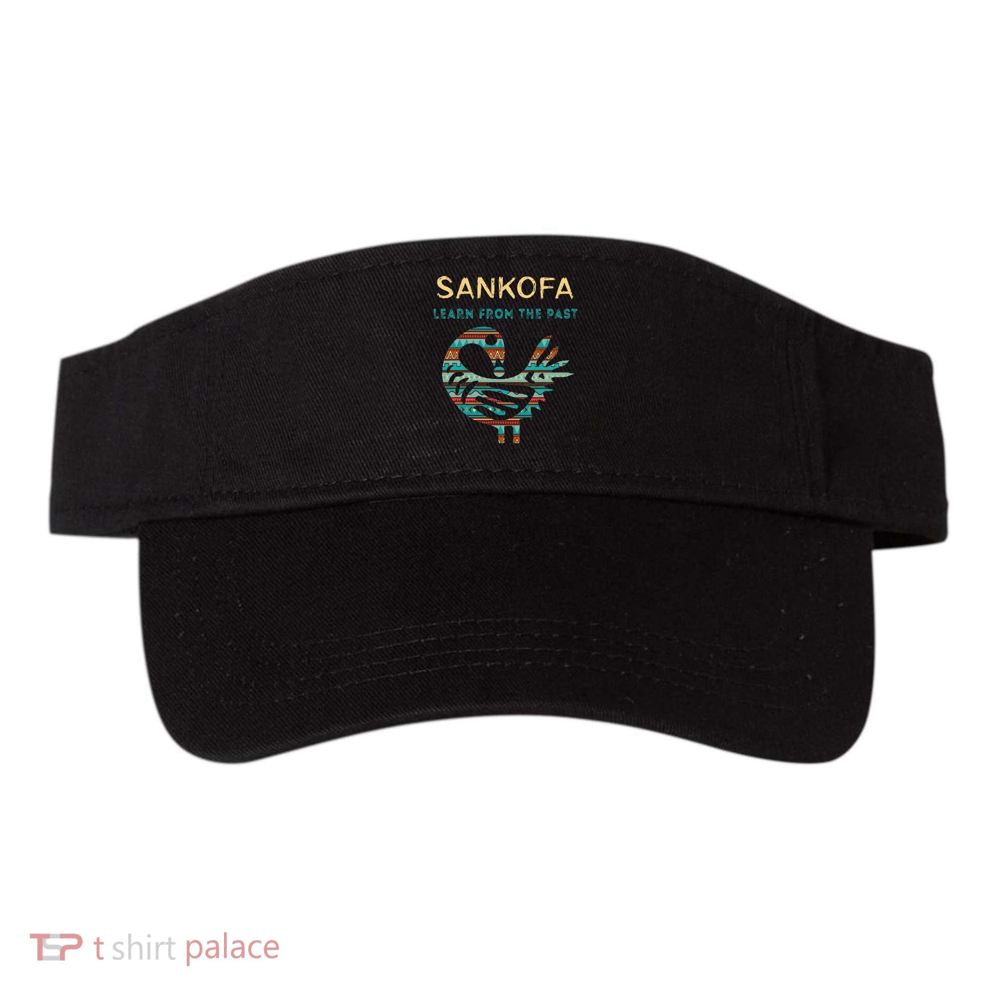 Sankofa Learn From The Past African Bird Black History Visor