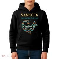 Sankofa Learn From The Past African Bird Black History Kids Hoodie thumb 4