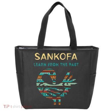 Sankofa Learn From The Past African Bird Black History Tote Bag