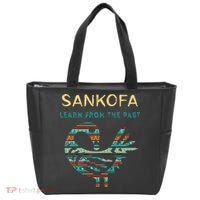Sankofa Learn From The Past African Bird Black History Tote Bag thumb 0