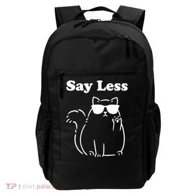 Say Less Funny Cat Backpack
