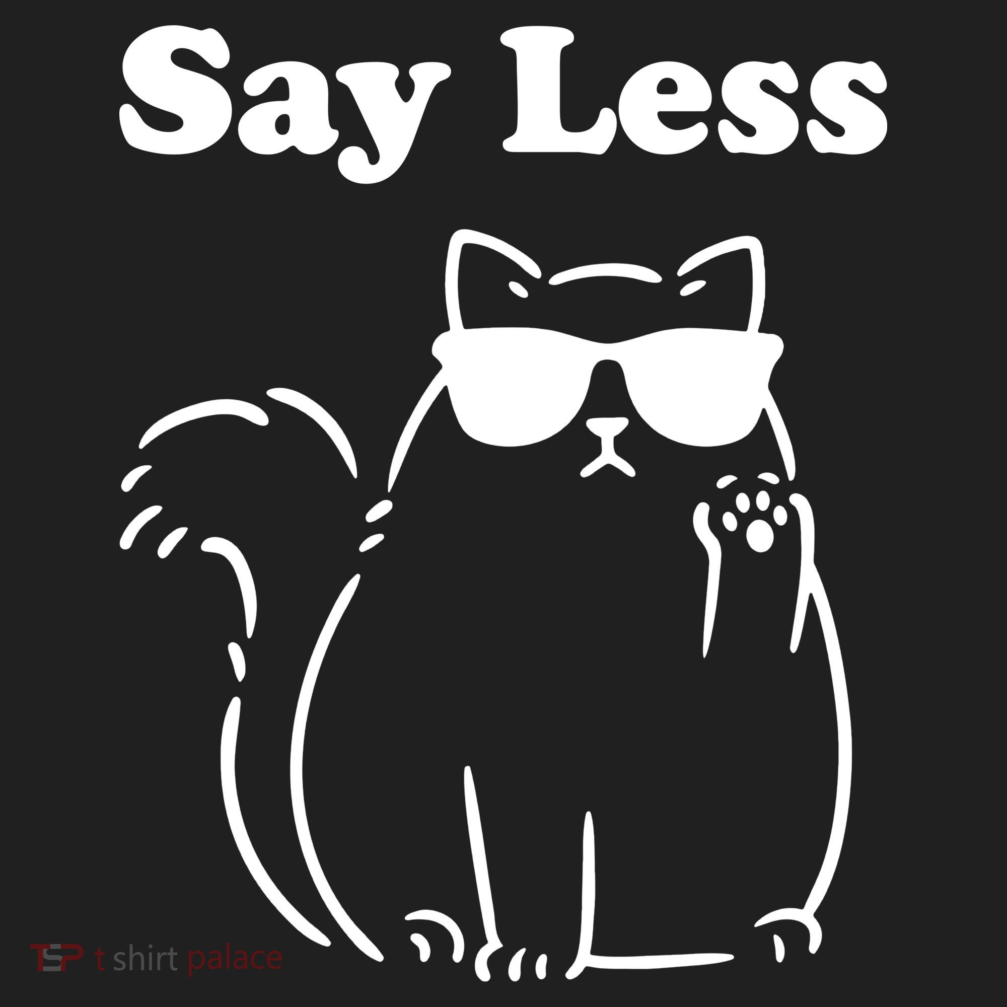 Say Less Funny Cat Beanie