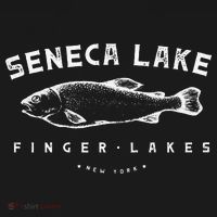 Seneca Lake Gift For Trout Fishing And Finger Lakes Camping Sweatshirt thumb 3