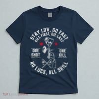 Stay Low Go Fast Funny Paintball Players Slogan T-Shirt thumb 5
