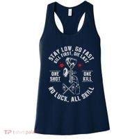 Stay Low Go Fast Funny Paintball Players Slogan Women's Tank Top thumb 0