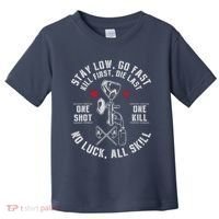 Stay Low Go Fast Funny Paintball Players Slogan Toddler T-Shirt thumb 0