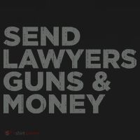 Send Lawyers Guns Money USA-Made Doggie Bandana thumb 2