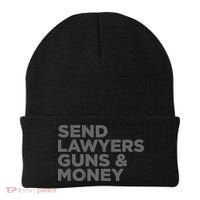 Send Lawyers Guns Money Beanie thumb 0