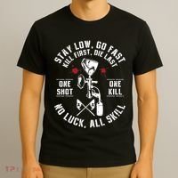 Stay Low Go Fast Funny Paintball Players Slogan Gifts T-Shirt thumb 3