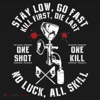 Stay Low Go Fast Funny Paintball Players Slogan Gifts Visor thumb 3