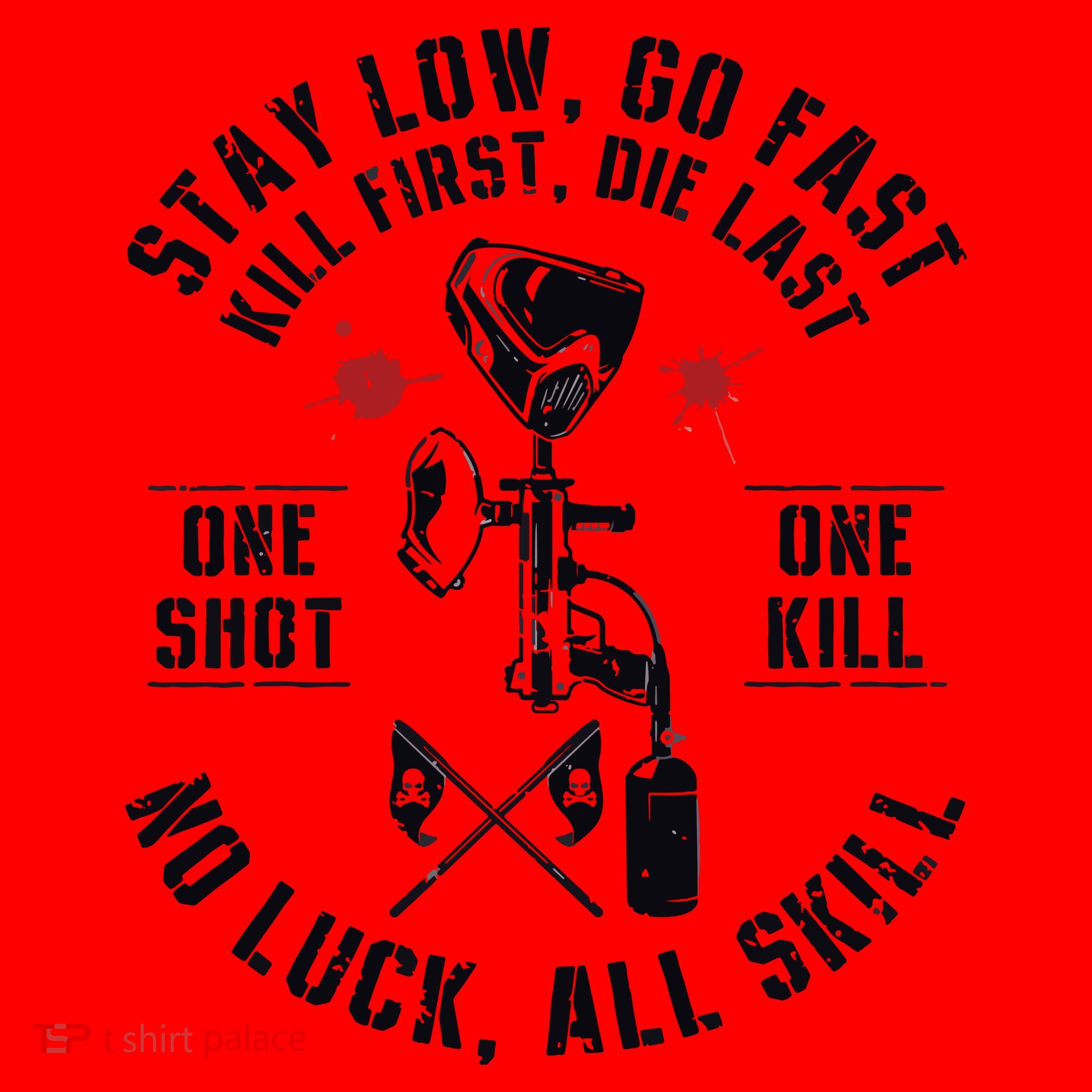 Stay Low Go Fast Funny Paintball Players Slogan Gifts Santa Hat