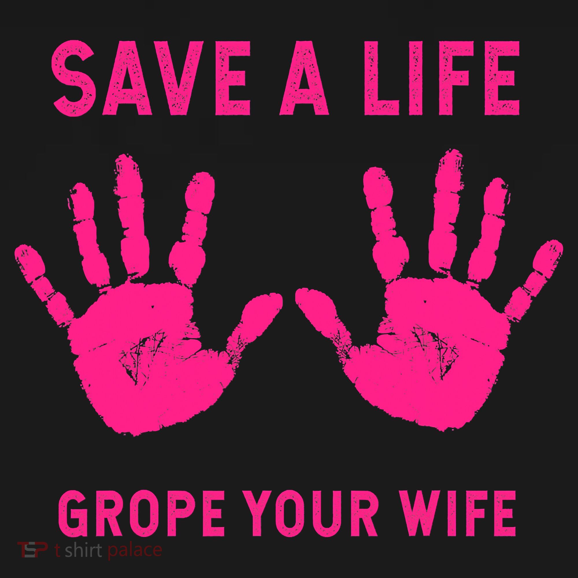 Save Life Grope Your Wife Cool Breast Cancer Awareness Mousepad