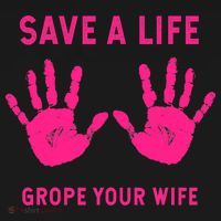 Save Life Grope Your Wife Cool Breast Cancer Awareness Visor thumb 3