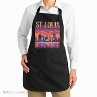 St Louis Gateway Arch Missouri Cityscape Skyline Apron thumb 2