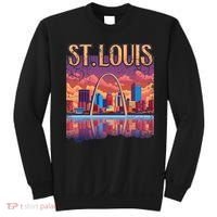 St Louis Gateway Arch Missouri Cityscape Skyline Sweatshirt thumb 0