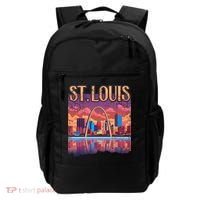 St Louis Gateway Arch Missouri Cityscape Skyline Backpack thumb 0