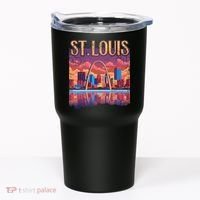 St Louis Gateway Arch Missouri Cityscape Skyline Tumbler thumb 0