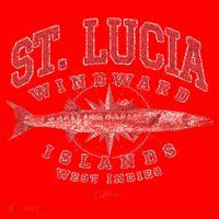 St. Lucia Great Barracuda Santa Hat thumb 1