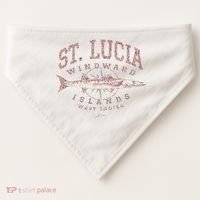 St. Lucia Great Barracuda USA-Made Doggie Bandana thumb 0