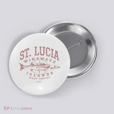 St. Lucia Great Barracuda Button