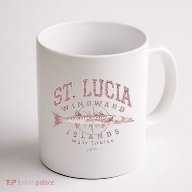 St. Lucia Great Barracuda Coffee Mug back