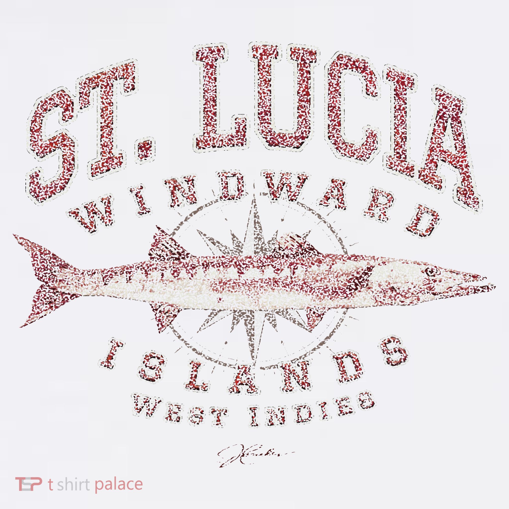 St. Lucia Great Barracuda Ornament