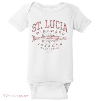 St. Lucia Great Barracuda Baby Bodysuit