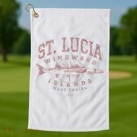 St. Lucia Great Barracuda Golf Towel thumb 1