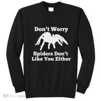 Spider Lover Gift For Women Fear Scared Tarantula Creepy Sweatshirt thumb 0