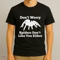 Spider Lover Gift For Women Fear Scared Tarantula Creepy T-Shirt thumb 3