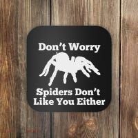 Spider Lover Gift For Women Fear Scared Tarantula Creepy Coaster thumb 0