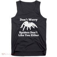 Spider Lover Gift For Women Fear Scared Tarantula Creepy Tank Top thumb 0