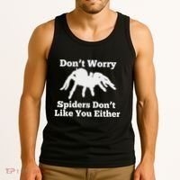 Spider Lover Gift For Women Fear Scared Tarantula Creepy Tank Top thumb 3