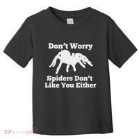 Spider Lover Gift For Women Fear Scared Tarantula Creepy Toddler T-Shirt thumb 0