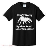 Spider Lover Gift For Women Fear Scared Tarantula Creepy Kids T-Shirt thumb 0